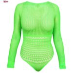 لباس خواب زنانه ماییلدا مدل نگین دار فانتزی کد 4860-7195 رنگ سبز