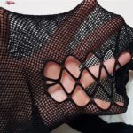 جوراب شلواری زنانه ماییلدا مدل پنجره ای کد 4624 رنگ مشکی