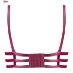 سوتین زنانه مدیا لونا مدل پوش آپ دکلته فنردار کد 4787 رنگ سرخابی