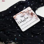 لباس خواب زنانه ماییلدا مدل نگین دار فانتزی کد 4860-7069 رنگ مشکی