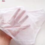 ست شورت و سوتین زنانه پانیذ مدل ساتن فنردار کد 4649 رنگ سفید