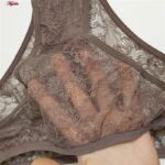 ست شورت و سوتین زنانه کارنا رز مدل فنردار هارنس کد 4862-2023 رنگ قهوه ای