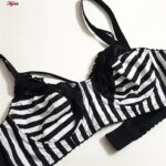 سوتین زنانه ماییلدا مدل فنردار راه راه هارنس دار کد 4778