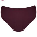 شورت زنانه ماییلدا مدل لیزری کد 4788 رنگ بادمجانی