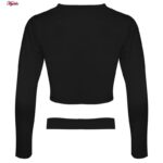 نیمه تنه زنانه ماییلدا مدل بند ضربدری کد 4723 -491P رنگ مشکی