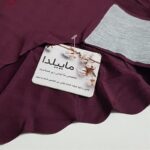 شورت زنانه ماییلدا مدل لیزری کد 4788 رنگ بادمجانی