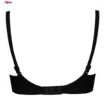 ست شورت و سوتین زنانه پانیذ مدل فنردار کد 9008 رنگ مشکی