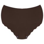 شورت زنانه ماییلدا مدل لیزری کد 4788 رنگ قهوه ای تیره