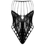 لباس خواب زنانه ماییلدا مدل نگین دار کد 4860-7186 رنگ مشکی