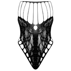 لباس خواب زنانه ماییلدا مدل نگین دار کد 4860-7186 رنگ مشکی