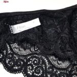 ست شورت و نیم تنه زنانه فیتن فرخ زادی مدل گیپوری قلبی 4764-456 رنگ مشکی