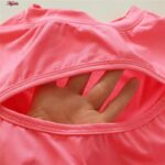 کراپ‌تی شرت آستین بلند زنانه ماییلدا مدل بند ضربدری کد 4723-491P رنگ صورتی