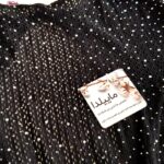 بادی آستین بلند زنانه ماییلدا مدل نگین دار فانتزی کد 4860-7195 رنگ مشکی