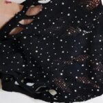 لباس خواب زنانه ماییلدا مدل نگین دار کد 4860-7186 رنگ مشکی