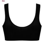 سوتین بارداری ماییلدا مدل کاپ اسفنجی دکمه دار کد 4773 رنگ مشکی