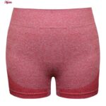 شلوارک ورزشی زنانه ماییلدا مدل پشت چین دار کد 4846 رنگ آلبالویی