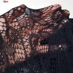 لباس خواب زنانه ماییلدا مدل فانتزی فاق باز کد 4855-7023 رنگ مشکی