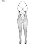 لباس خواب زنانه ماییلدا مدل فانتزی فاق باز کد 4855-7040 رنگ مشکی