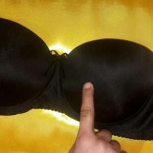 سوتین دکلته زنانه مشکی کد R-372