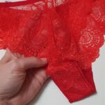 شورت زنانه کوزا مدل گیپور گلدار فانتزی کد 4886 رنگ قرمز