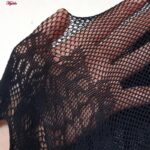 لباس خواب زنانه ماییلدا مدل فاق باز فانتزی کد 4855-7127 رنگ مشکی