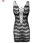 لباس خواب زنانه ماییلدا مدل پیراهن فانتزی کد 4855-86042 رنگ مشکی