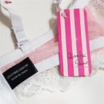 ست شورت و سوتین زنانه چانبی شو مدل فنردار گیپوری کد 4798 رنگ صورتی