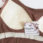 کراپ‌تاپ زنانه ماییلدا مدل پشت کوتاه کد 4791 رنگ قهوه ای