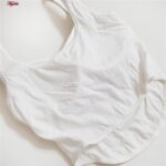 کراپ‌تاپ زنانه ماییلدا مدل پشت کوتاه کد 4791 رنگ سفید