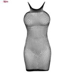 لباس خواب زنانه ماییلدا مدل فانتزی کد 4855-86081 رنگ مشکی