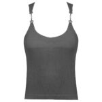 کراپ‌تاپ زنانه ماییلدا مدل 4792 رنگ خاکستری