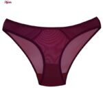 ست شورت و سوتین زنانه کارنا رز مدل فنردار هارنس ضربدری کد 4873-2034 رنگ زرشکی