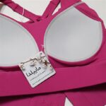 نیم تنه ورزشی زنانه ماییلدا مدل اسپورت پد ثابت پشت ضربدری کد 4848 رنگ سرخابی