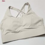 نیم تنه ورزشی زنانه ماییلدا مدل اسپورت پد ثابت پشت ضربدری کد 4848 رنگ شیری