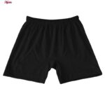 شورت مردانه ماییلدا مدل پادار پنبه ای کد 4702-4 رنگ مشکی بسته چهار عددی