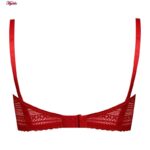 ست شورت و سوتین زنانه کارنا رز مدل فنردار هارنس کد 4873-2034 رنگ قرمز