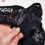 ست شورت و سوتین زنانه کارنا رز مدل هارنس ستاره ای فنردار کد 4867-4081 رنگ مشکی