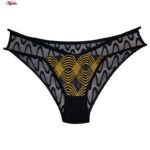 ست شورت و سوتین زنانه کارنا رز مدل فنردار گیپور هندسی کد 4874-2038-2 رنگ زرد