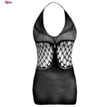 لباس خواب زنانه ماییلدا مدل پیراهن فانتزی کد 4855-8106 رنگ مشکی