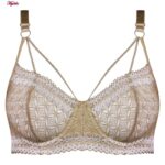 ست شورت و سوتین زنانه کارنا رز مدل هارنس فنردار کد 4863-2052 رنگ کرم