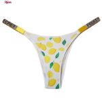 ست شورت و سوتین زنانه ماییلدا مدل فنردار پوش آپ فروتی لیمو ترش کد 4845-4