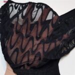 ست شورت و سوتین زنانه کارنا رز مدل هارنس ستاره ای فنردار کد 4867-4081 رنگ مشکی