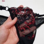 ست شورت و سوتین زنانه کارنا رز مدل هارنس فنردار کد 4868-2037 رنگ قرمز