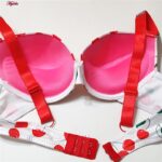 ست شورت و سوتین زنانه ماییلدا مدل فنردار پوش آپ فروتی گیلاس کد 4845-3