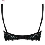 ست شورت و سوتین زنانه کارنا رز مدل فنردار گیپور گلدار کد 4874-2038-3 رنگ سبز