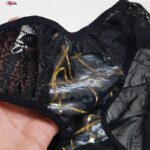 ست شورت و سوتین زنانه کارنا رز مدل فنردار هارنس گیپوردار مخملی کد 4875-2047-3 رنگ طوسی