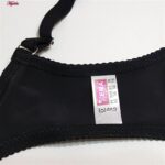 سوتین زنانه اما مدل فنردار دانتل کد 4921-3100 رنگ مشکی