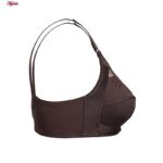 سوتین زنانه لین مدل بدون فنر کد 4680-400 رنگ قهوه ای