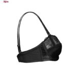 سوتین زنانه لین مدل فنردار کد 4680-418 رنگ مشکی
