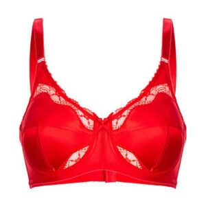 سوتین زنانه لین مدل فنردار کد 4680-602 رنگ قرمز